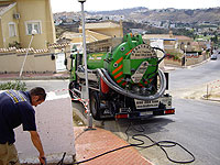 Limpieza de arqueta en Villalba